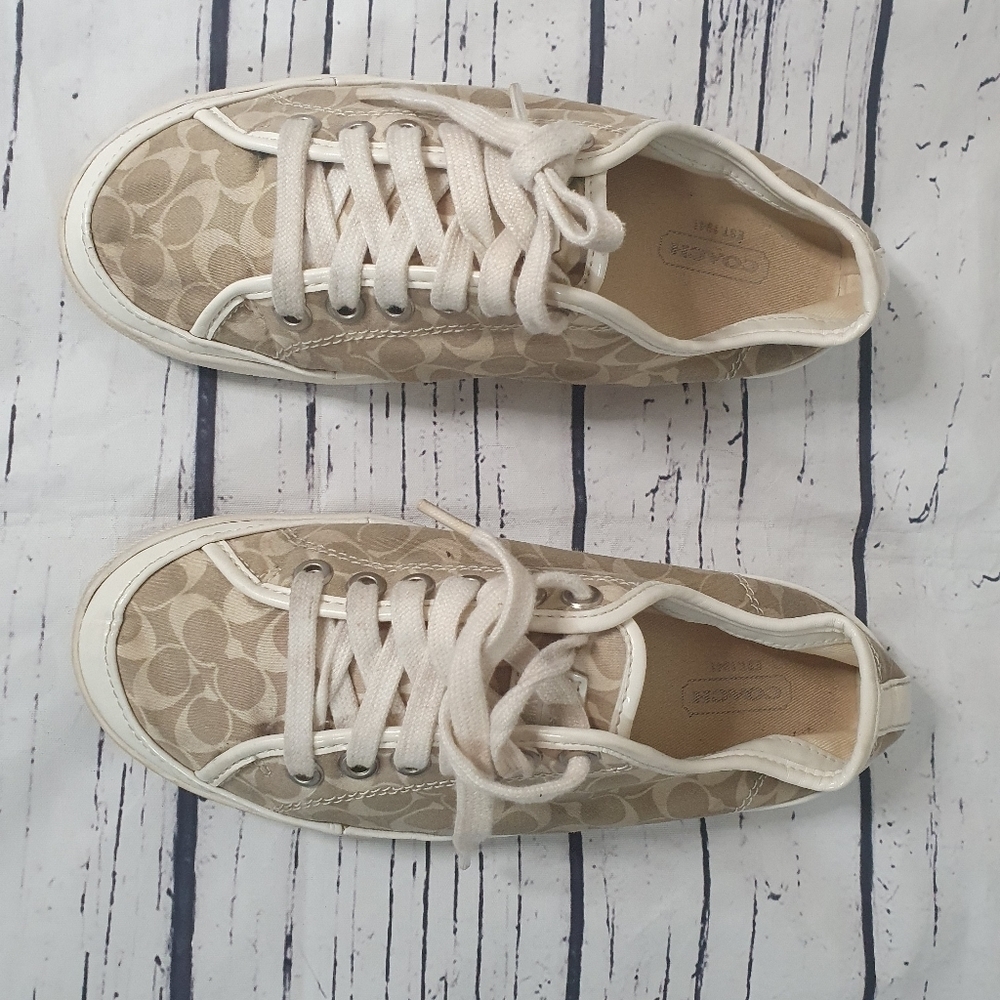 Coach Signature Women Sneaker Size 6.5 - Picture 2 of 10